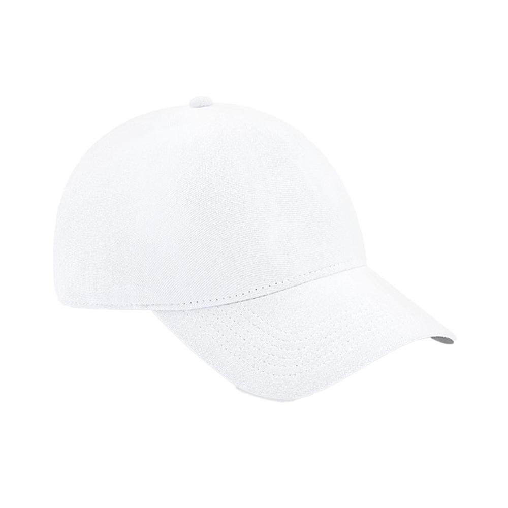 Beechfield unisex waterdichte naadloze pet voor volwassenen One Size wit