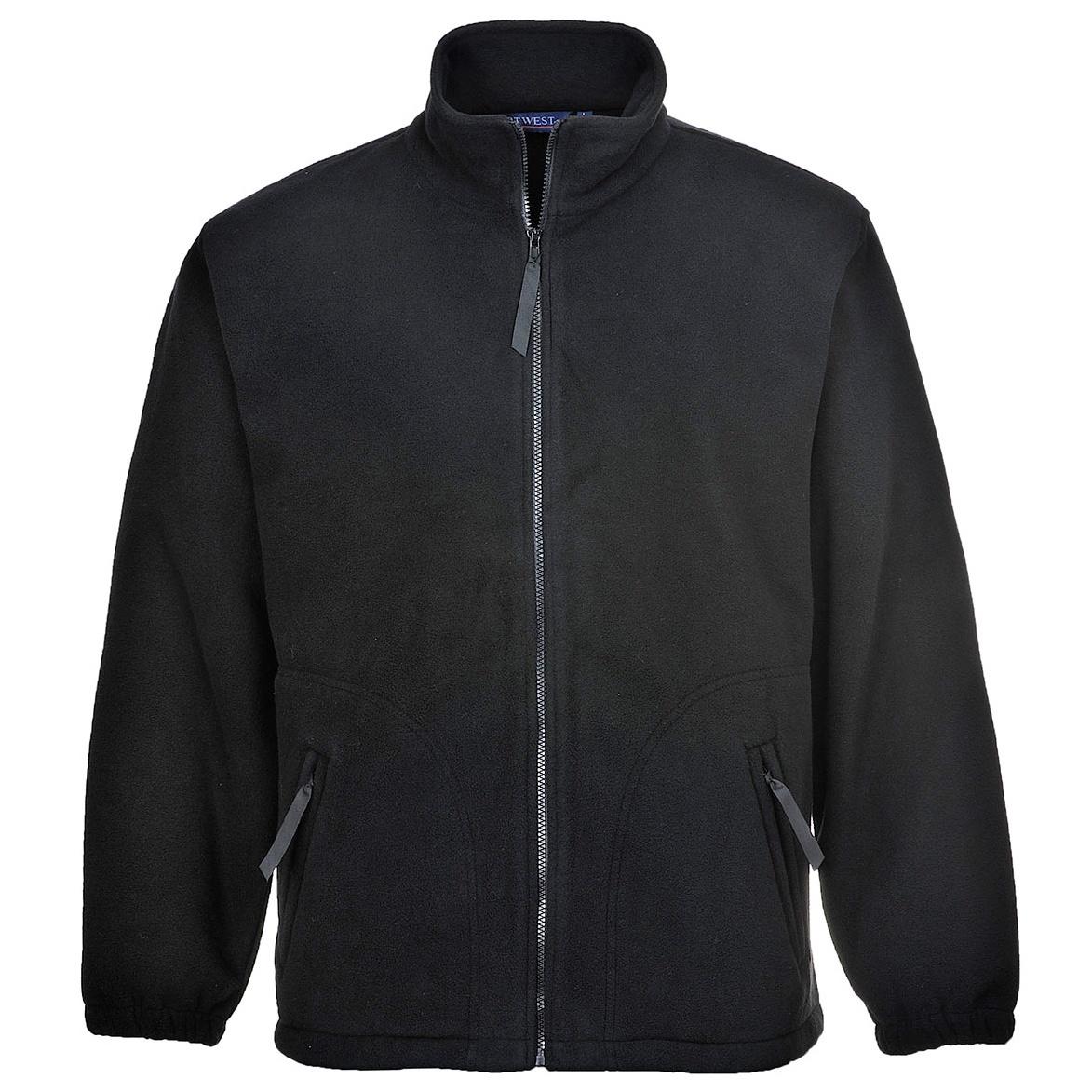 Portwest Heren Argyll Zware Fleece Anti-Pill Jas (F400) S zwart
