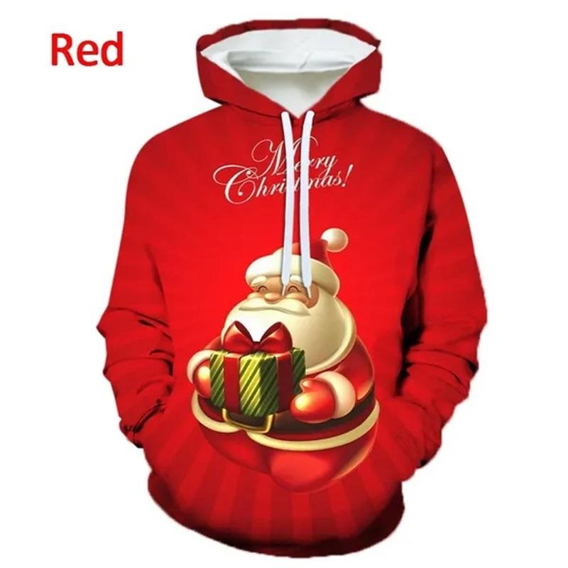 ETST 012 Heren Kerst Hoodies 3D Geprinte Kerstman Pullover Grafische Sweatshirts Unisex Casual Grappige Hoodie Heren Streetwear Top 4XL