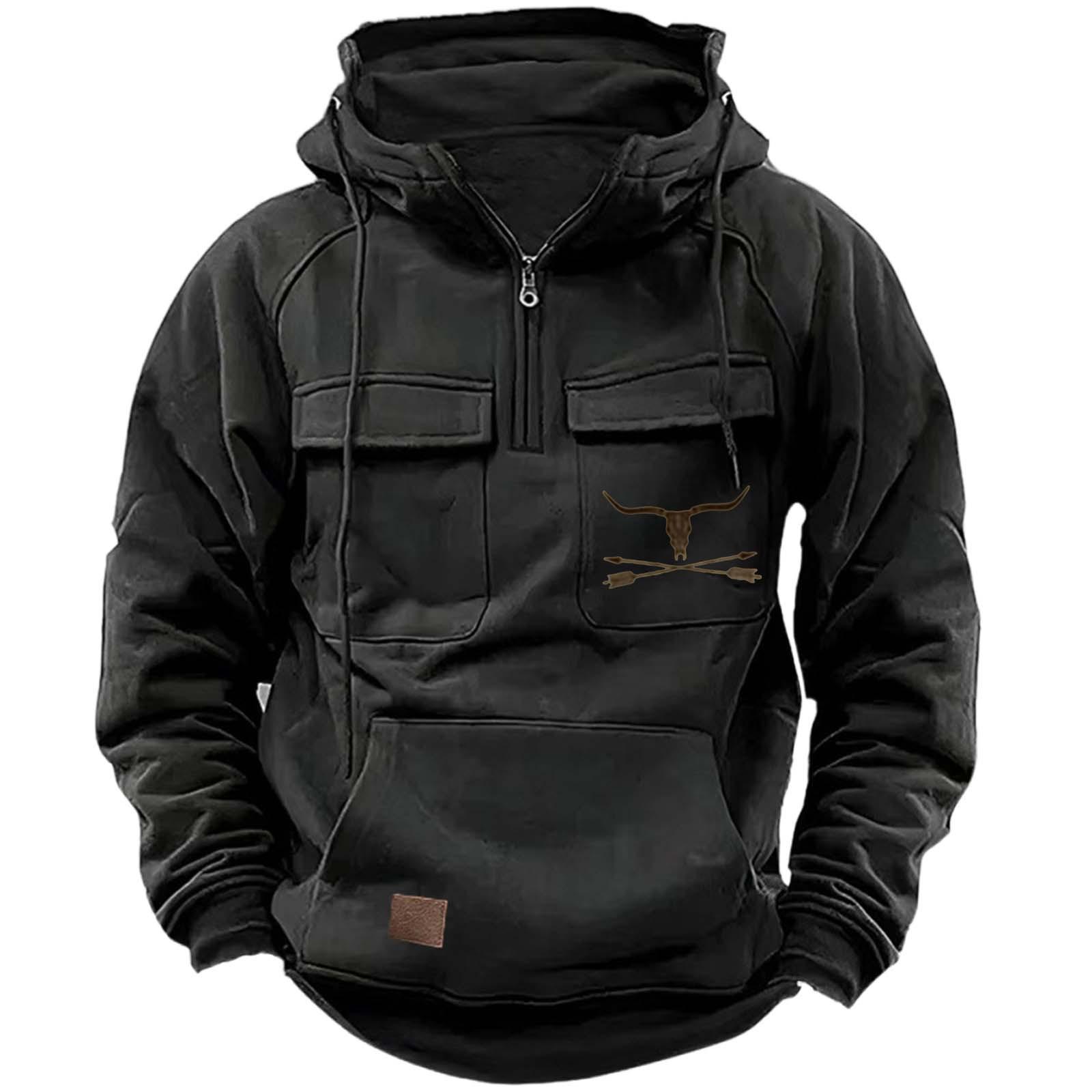 FEGKZLI Fashion Nieuwe heren herfst hoodies sweatshirts casual hoodie jas voor heren winterjassen XXXL zwart