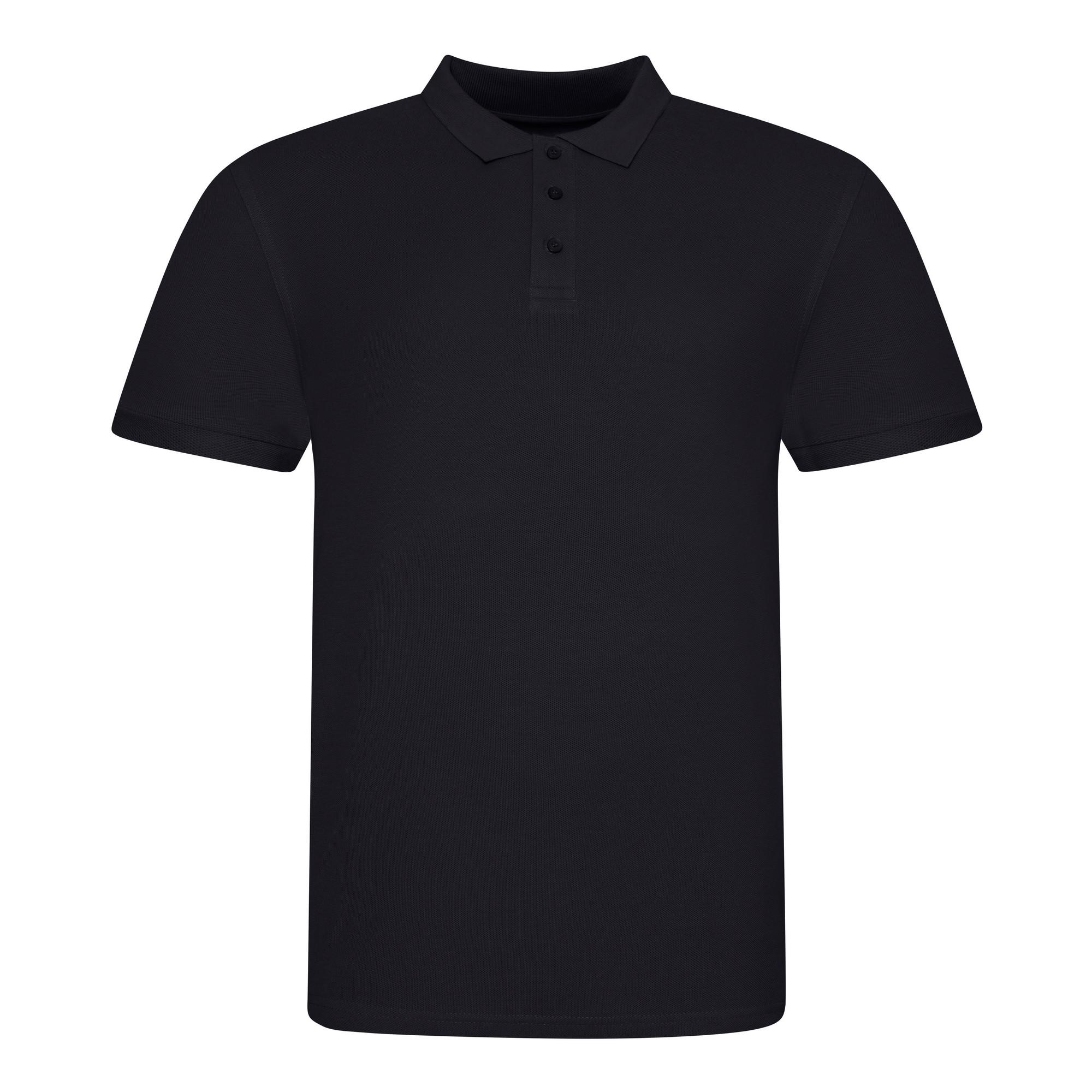 Awdis Just Polos Heren Het 100 poloshirt M zwart
