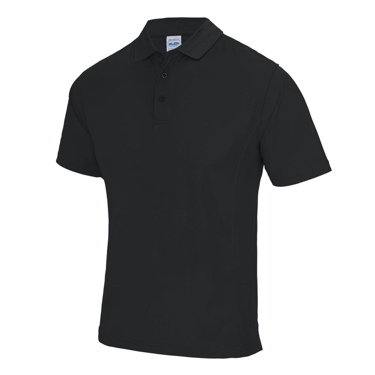 Awdis Cool Heren SuperCool sportprestatie poloshirt met korte mouwen XL zwart