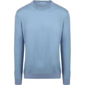 Knowledge Cotton Apparel Sweater  Pullover Wol Lichtblauw