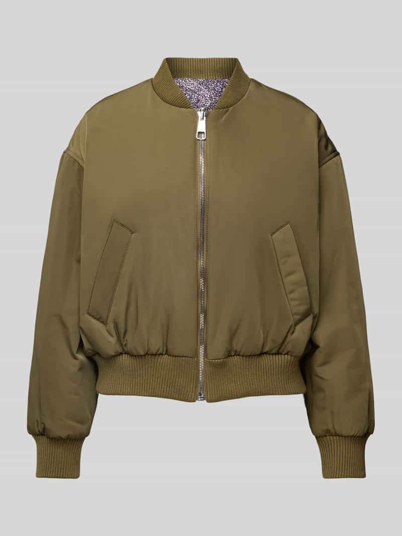 Boss Orange Tweezijdig te dragen jack Pikomba Premium Damesmode met boss logo-badge, blouson bomberjack 2 in 1 jas