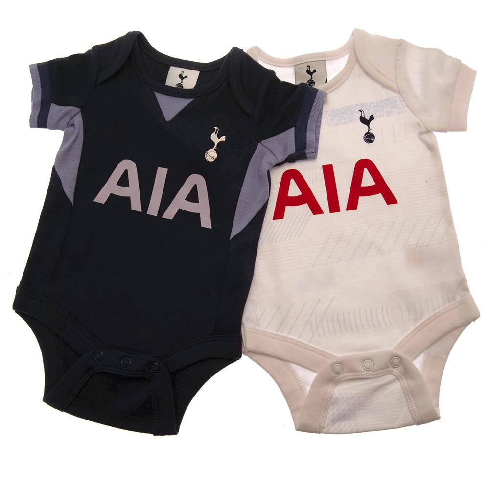 Tottenham Hotspur FC Baby 2023-2024 Kit Bodysuit (Pack of 2) 6-9 Months