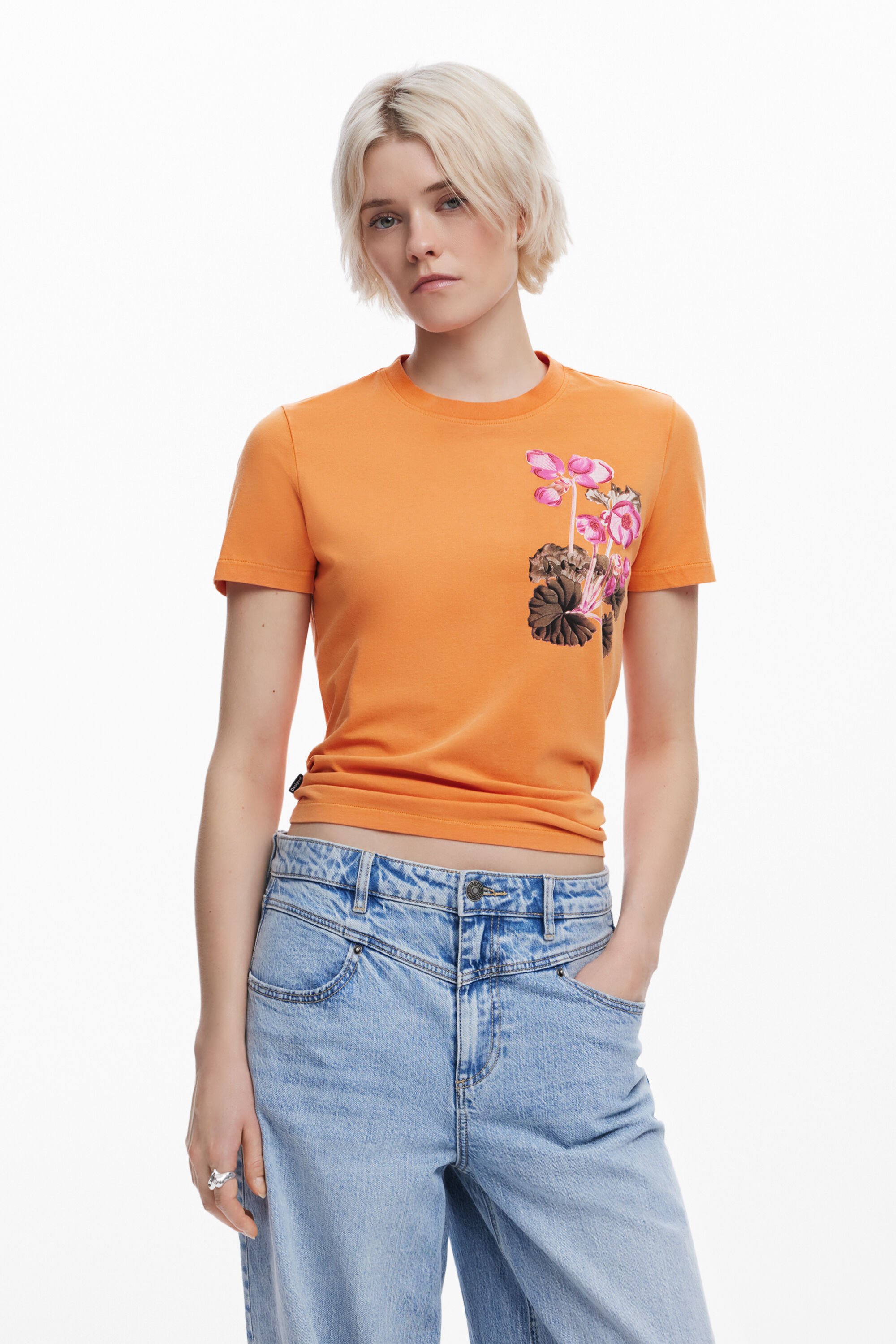 Desigual T-shirt ontworpen door Mr. Christian Lacroix - ORANGE