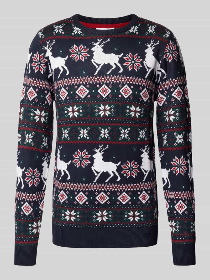 LINDBERGH Gebreide trui in kerst-look