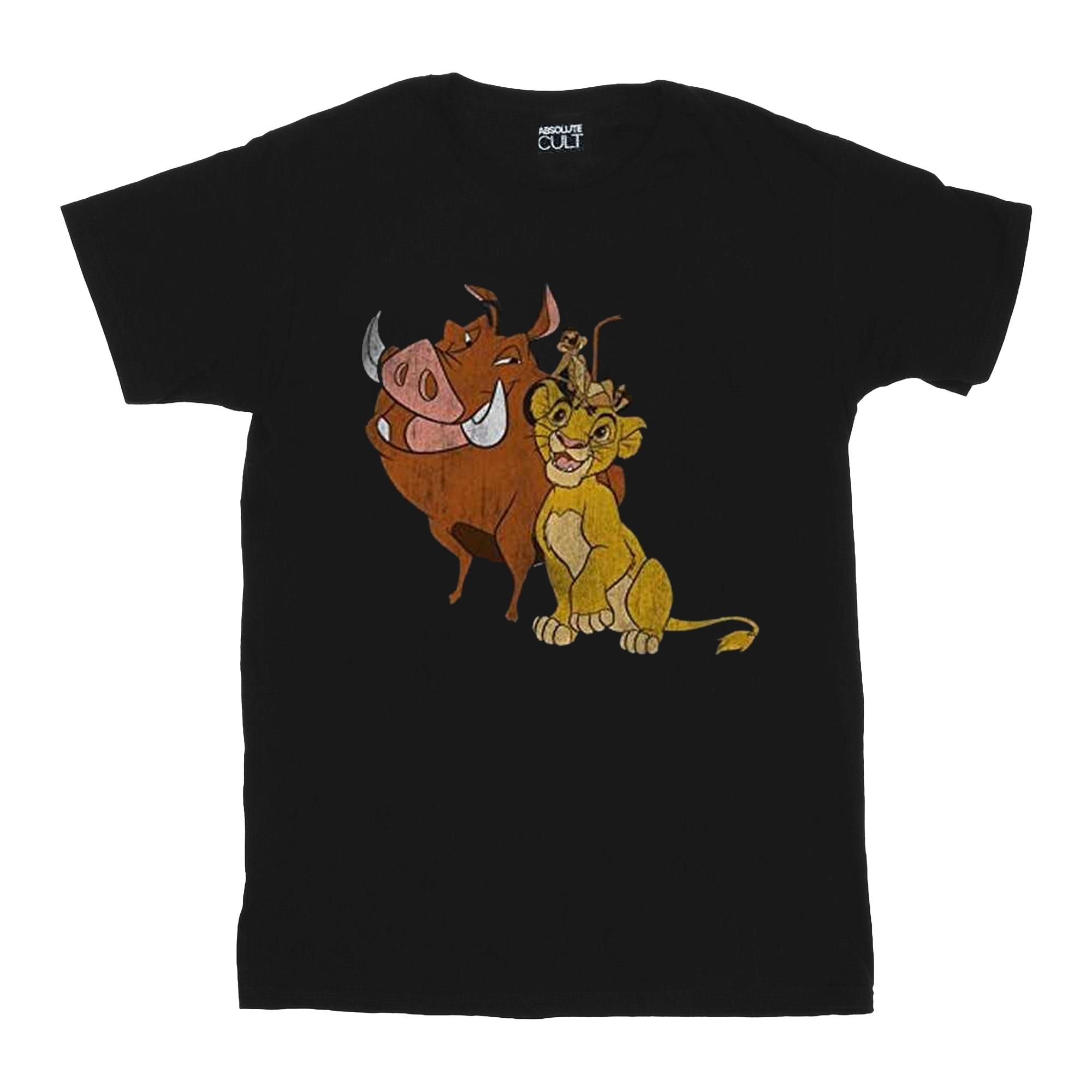 The Lion King Boys Simba, Timon en Pumbaa katoenen T-shirt 9-11 Years