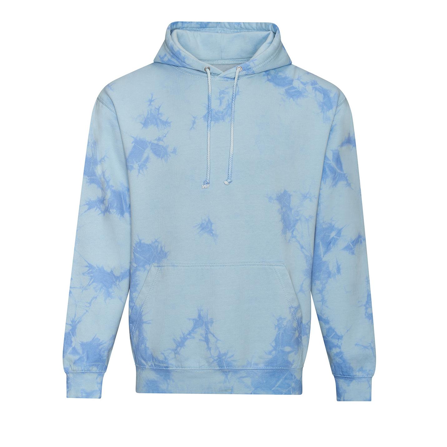 Awdis Unisex tie-dye hoodie voor volwassenen XXL