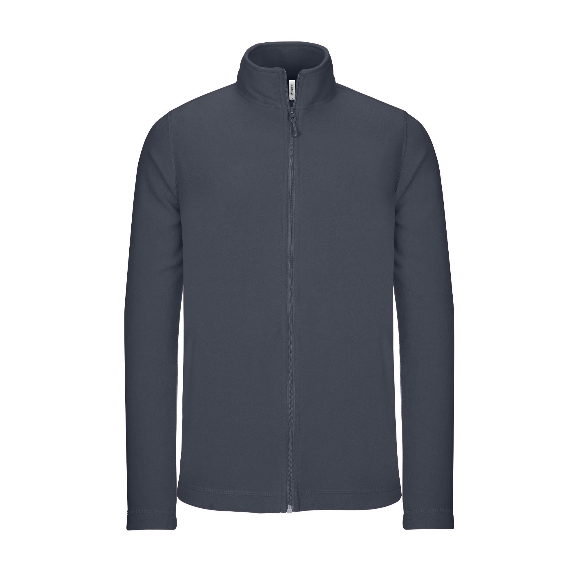 Kariban microfleece-jas voor heren met volledige ritssluiting S