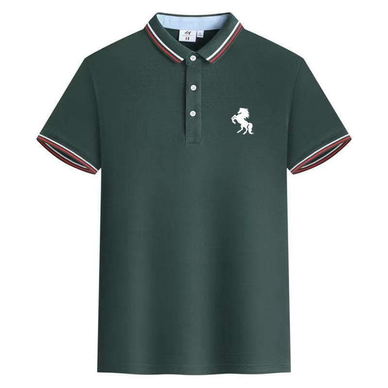 The second face a man Mooi herenpoloshirt XL legergroene kleur