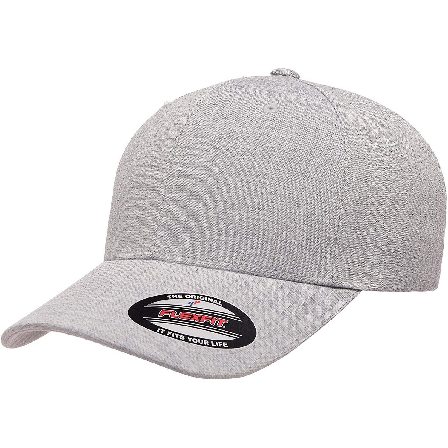 FLEXFIT unisex Heatherlight-pet voor volwassenen L-XL