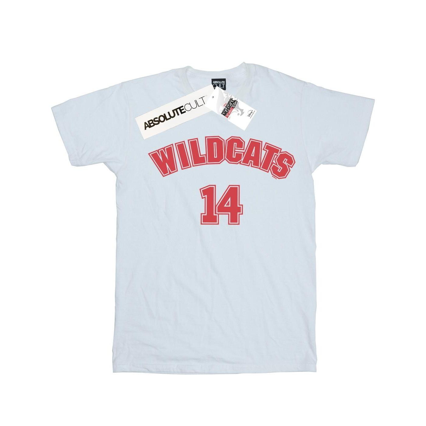 Disney Girls High School Musical The Musical Wildcats 14 katoenen T-shirt 7-8 Years wit
