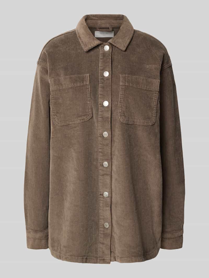 Cordjasje NMALVA L/S SHACKET COLORED CORDUROY NOOS