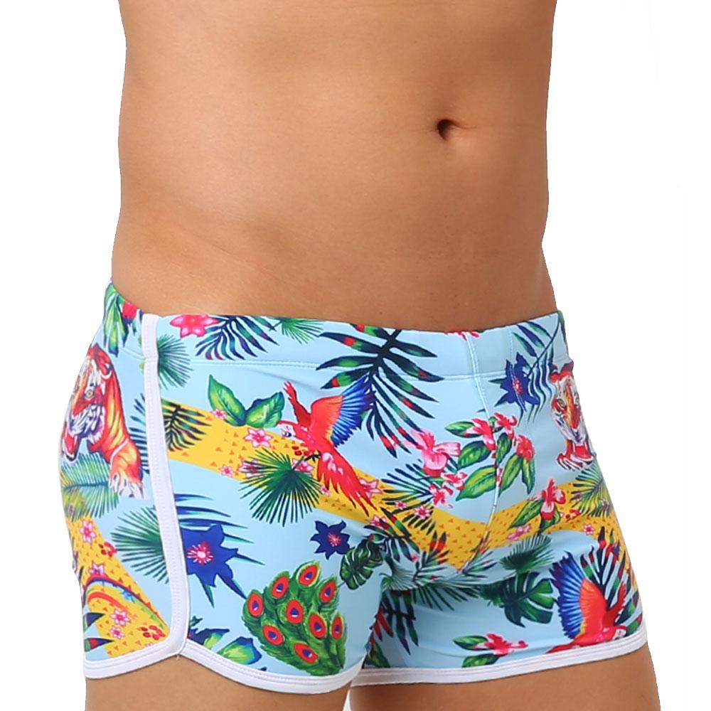 UXH Fashion Heren zwemslips Love is Love Zwemmen Strakke pasvorm Sexy badmode Strandkleding Zonnen Surfen XL