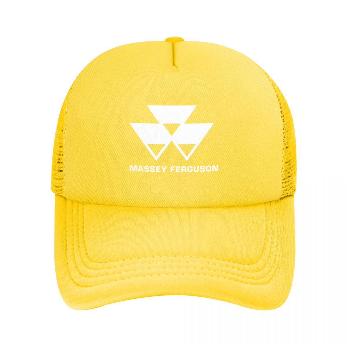 NOmo Home Massey Ferguson Letters Print Baseball Cap voor Unisex Vrouwen Bulk Snapback Trucker Hats Verstelbare Unisex Visnet Hoeden Adjustable