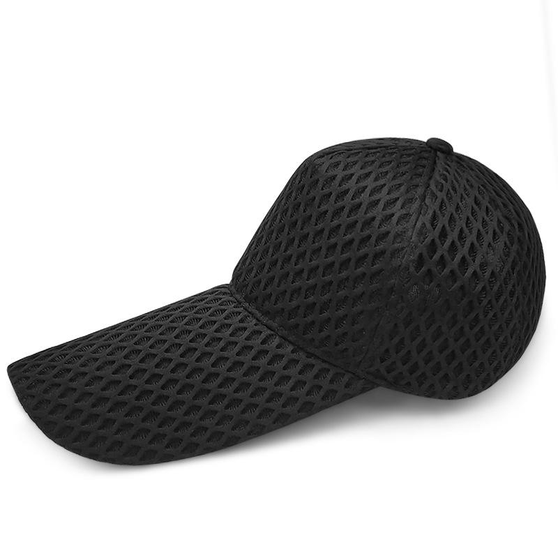 VantaGoods Unisex zomerzonnehoed met lange rand - ademende mesh eendenbekpet voor bescherming tegen de zon Standard (56-59CM)