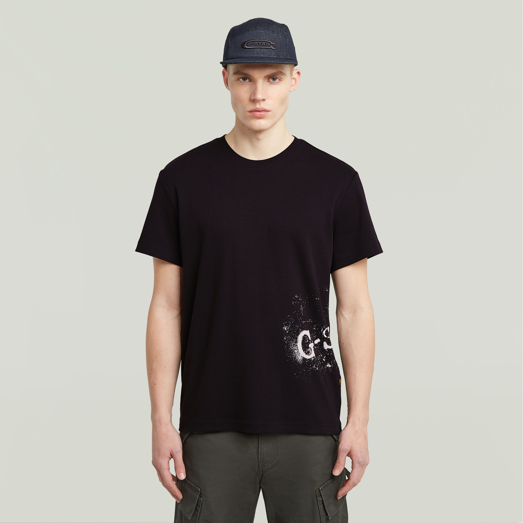 G-Star RAW Sprayed Graphic T-shirt - Zwart - Heren