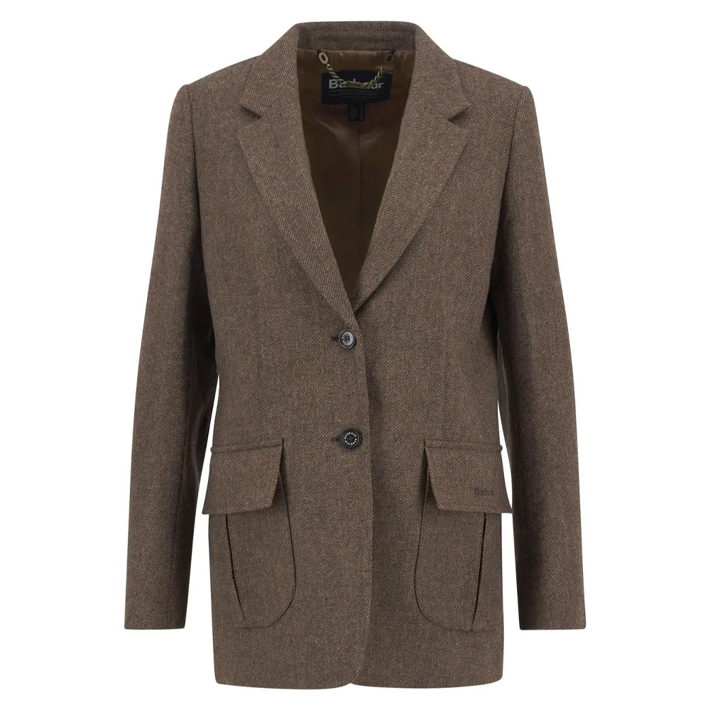 Barbour Dames Blazer Elm Military Brown