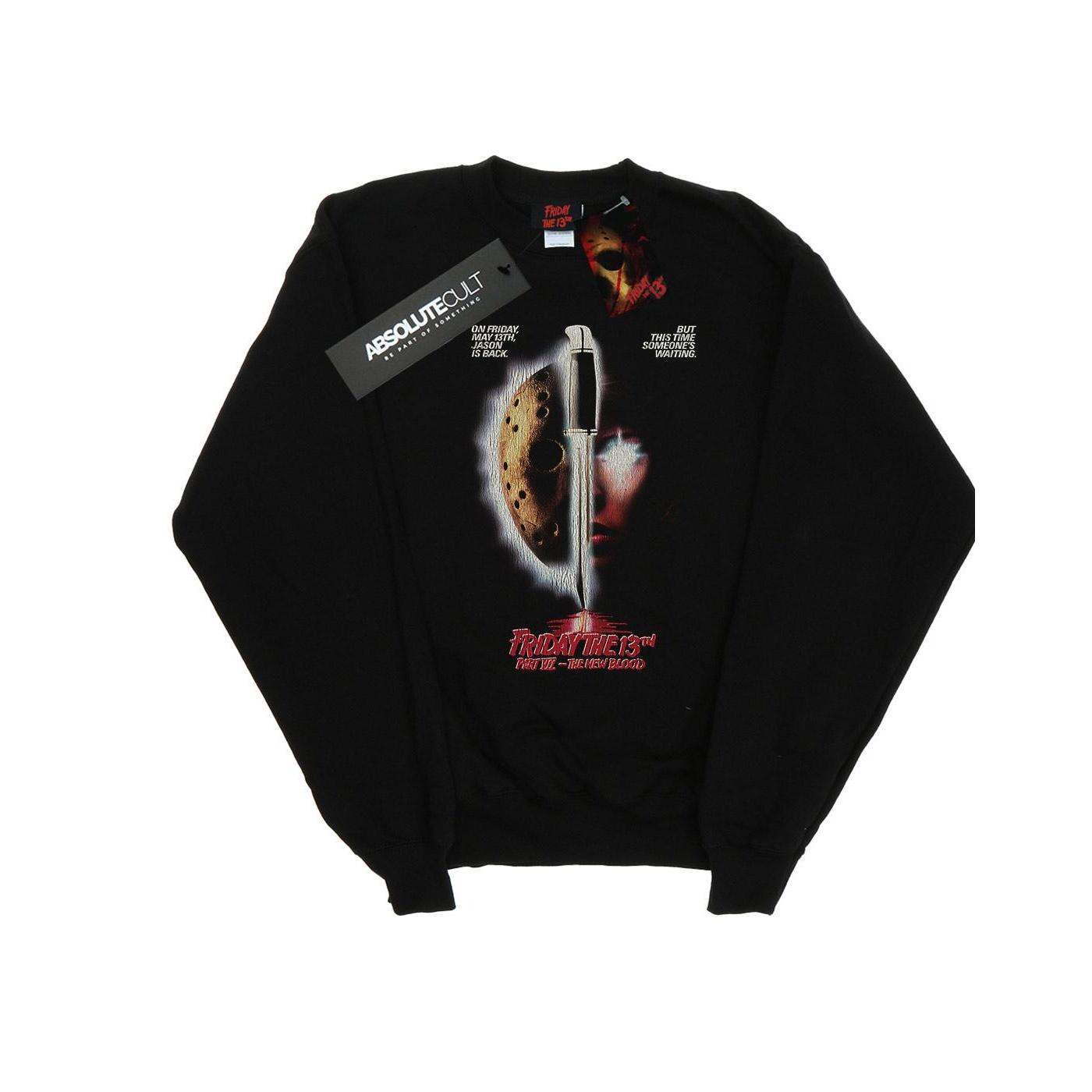 Friday The 13th Vrijdag de 13e Heren The New Blood Sweatshirt XXL zwart