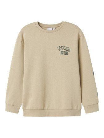 Name it winter sweater jongens - beige - regular fit - NkmNolen