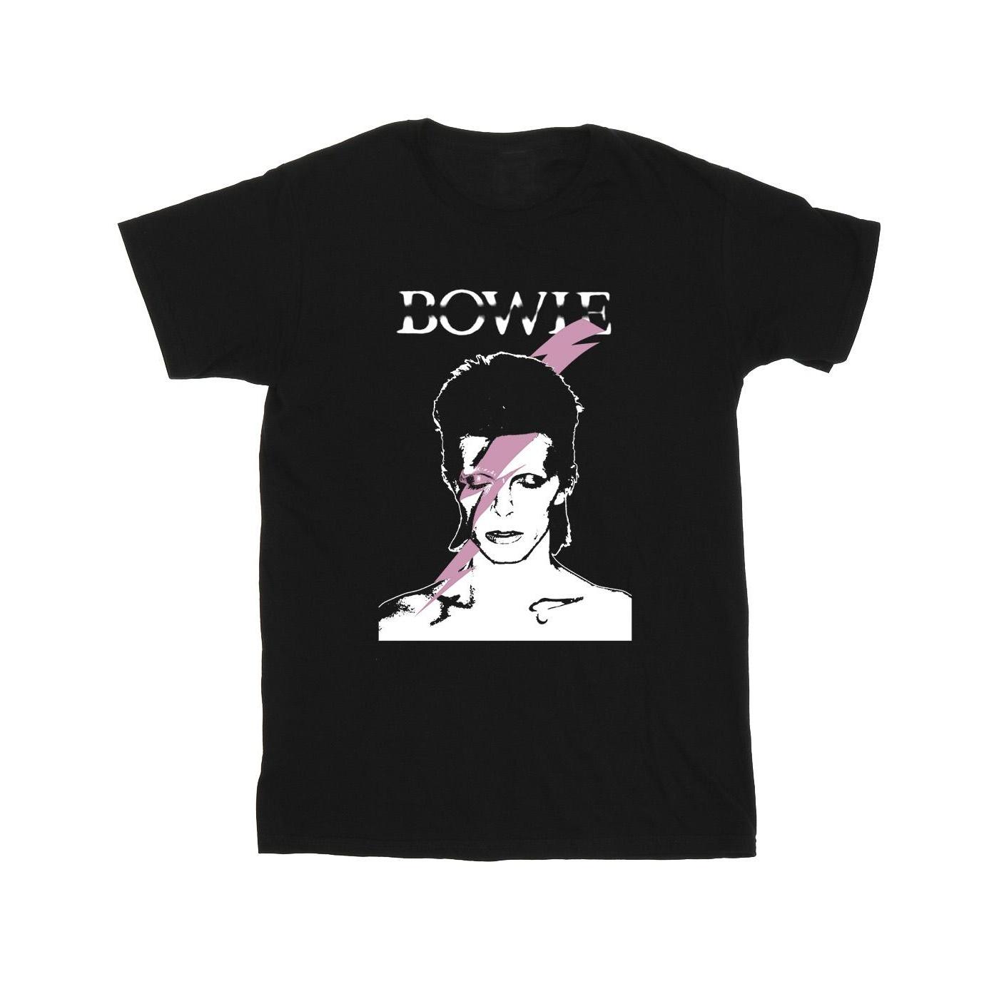 David Bowie jongens roze Flash T-shirt 7-8 Years