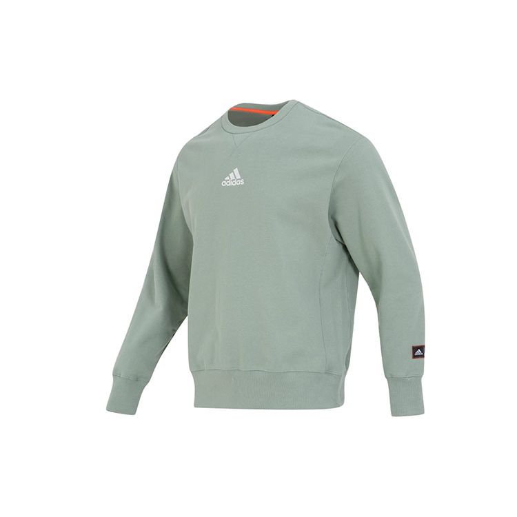 Adidas Elevated Crew Sweatshirt Heren Sweatshirt Erwtgroen IK7686 XL