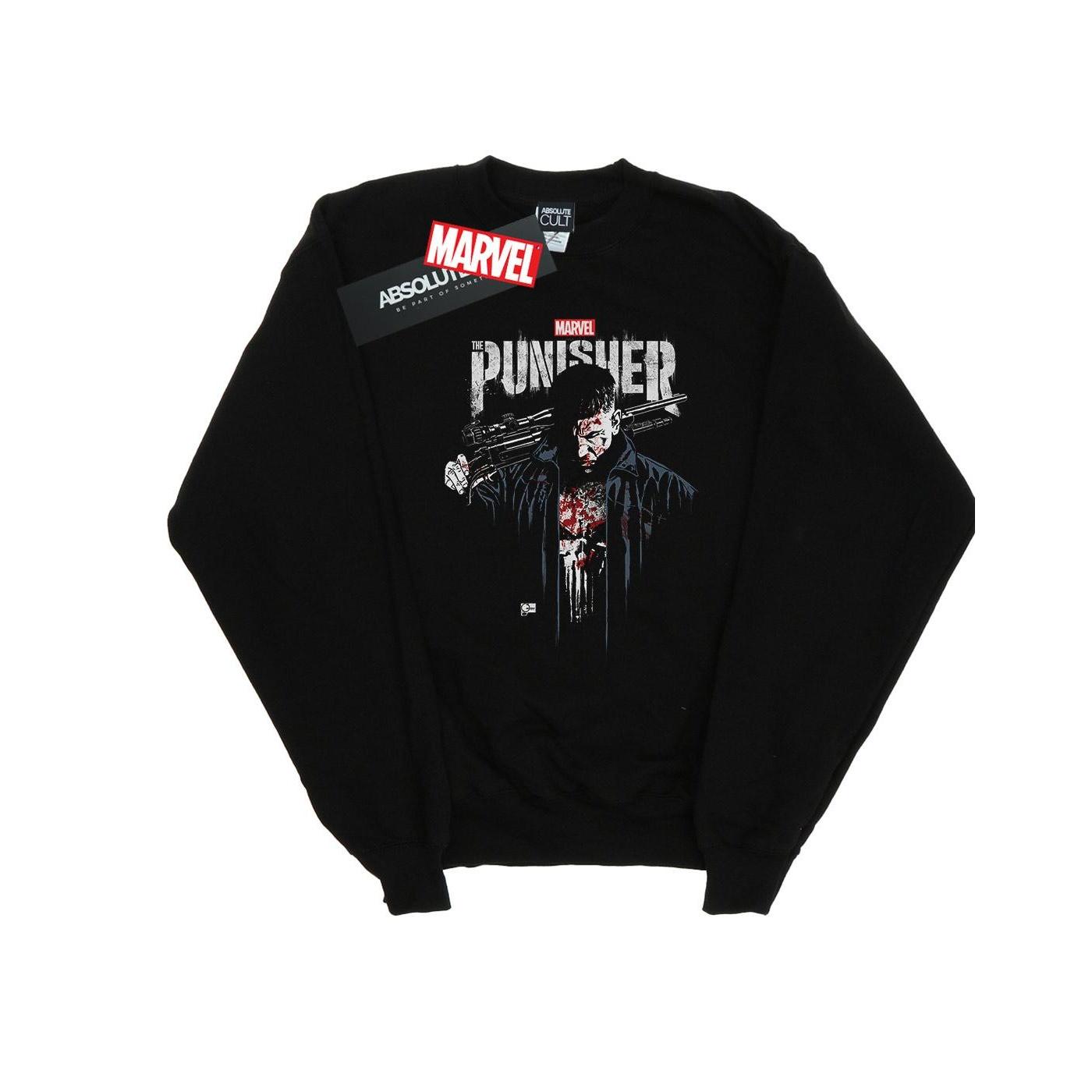 Marvel Heren The Punisher TV-serie Frank Castle Sweatshirt XL