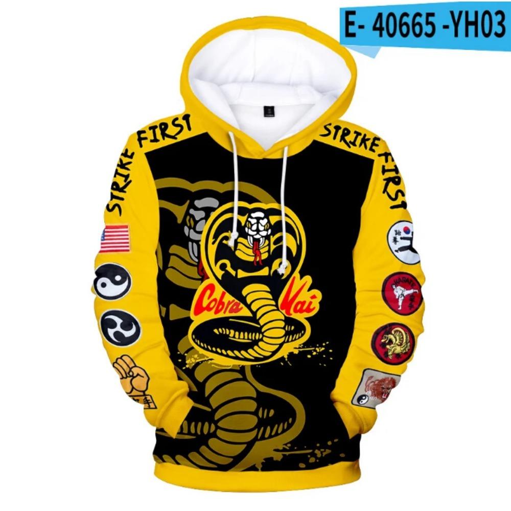 Wendy 3 The Karate Kid Cobra Kai 3D Print Hoodies Heren Sweatshirts Dames Trainingspakken Mode Herfst Harajuku Hoodie Casual Jongens Truien 140