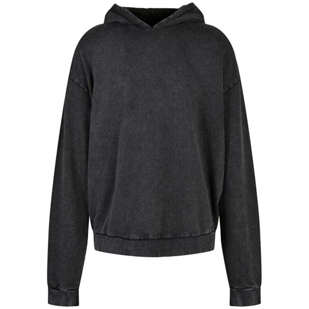 Build Your Brand heren oversized hoodie met zure wassing L
