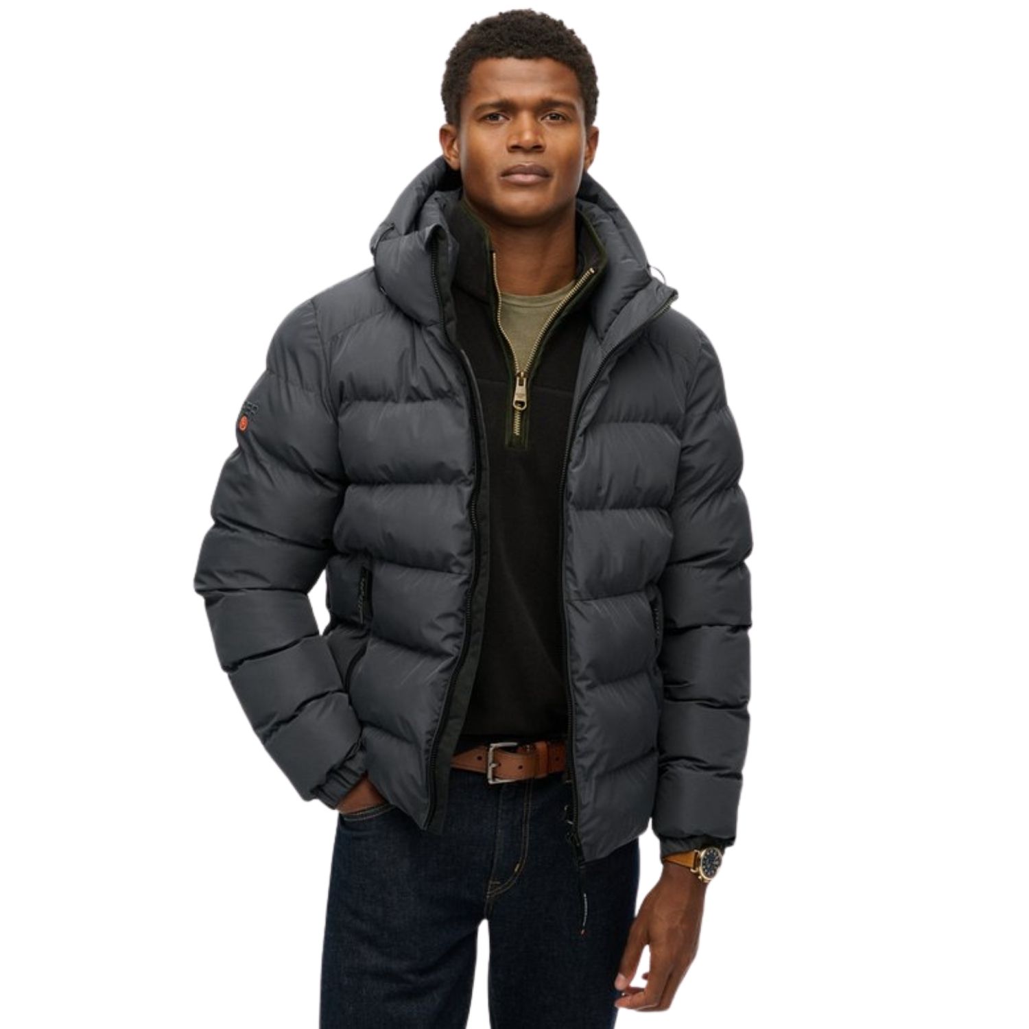Superdry Gewatteerde jas HOODED SPORTS PUFFER JACKET
