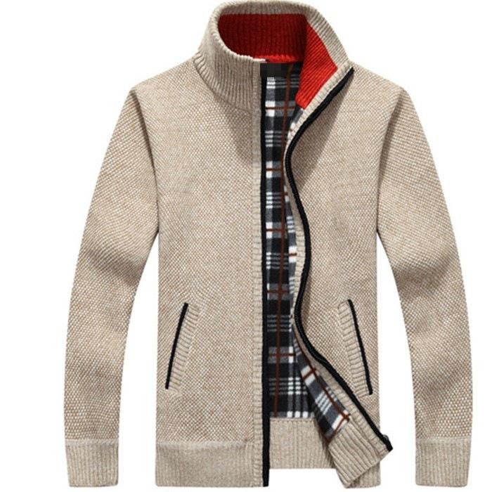 Electronic Equipment 3 Wintertrui Heren Vest Fluwelen Dikke Casual Tops Losse warme modekleding Trui voor heren XXXL