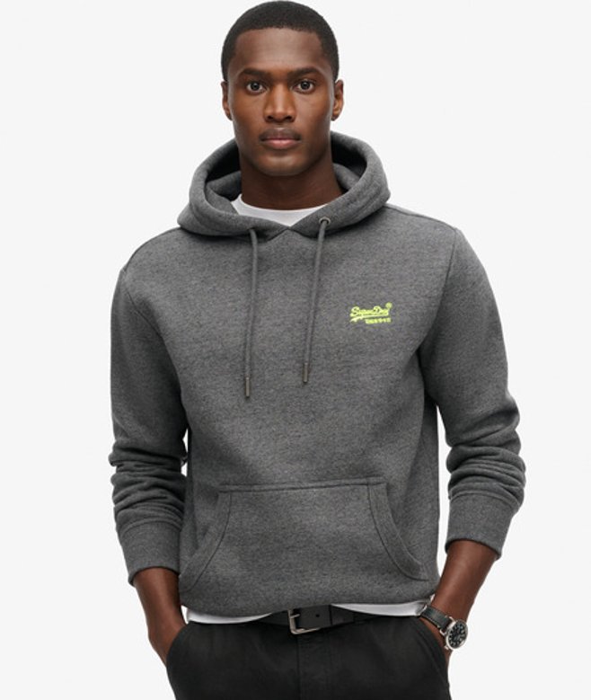 Superdry Essential Logo Hoodie Grijs