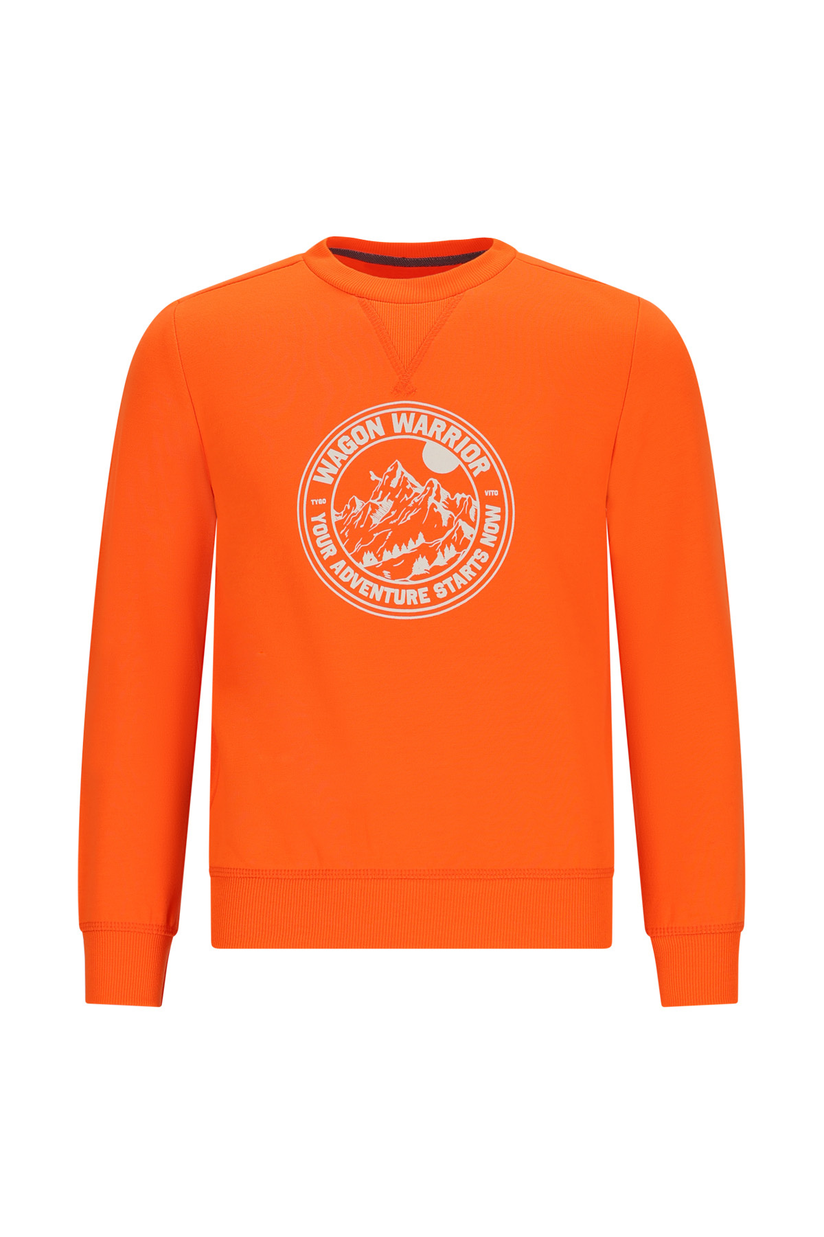 Tygo & Vito winter sweater jongens - oranje - Sem