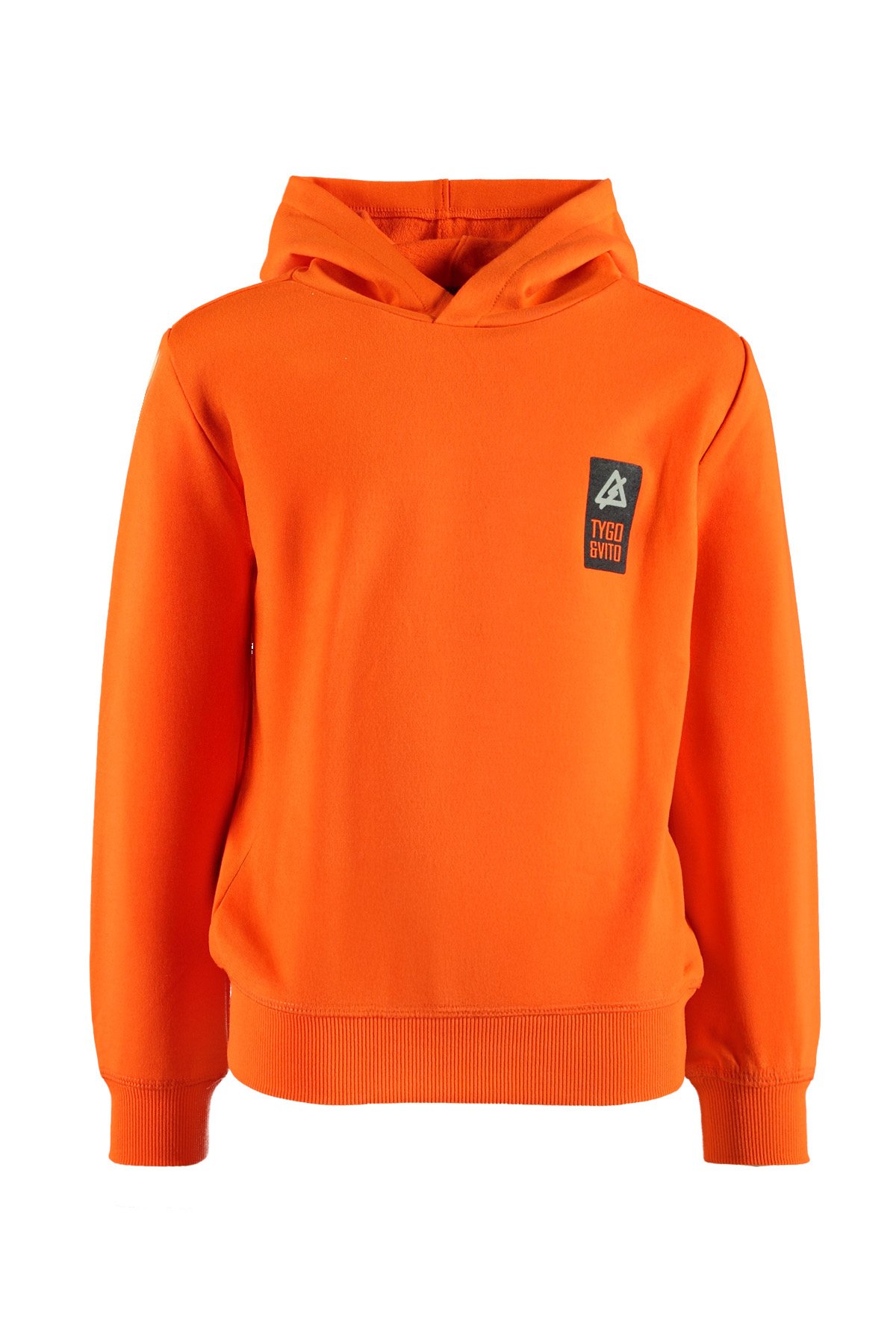 Tygo & Vito winter hoodie jongens - oranje - Henk