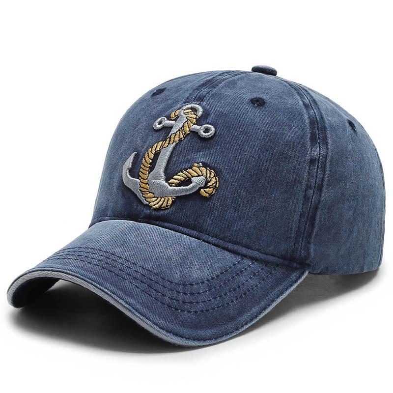 Colorbobble CAP Vintage Anker Zeilen Borduren Unisex Baseball Hoed Retro Papa Trucker Cap Hip Hop Streetwear Mode Outdoor Vissen Sport Adjustable