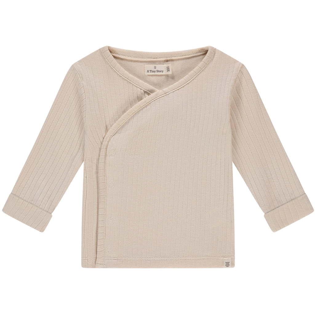 A Tiny Story-collectie Overslag shirtje (snow)