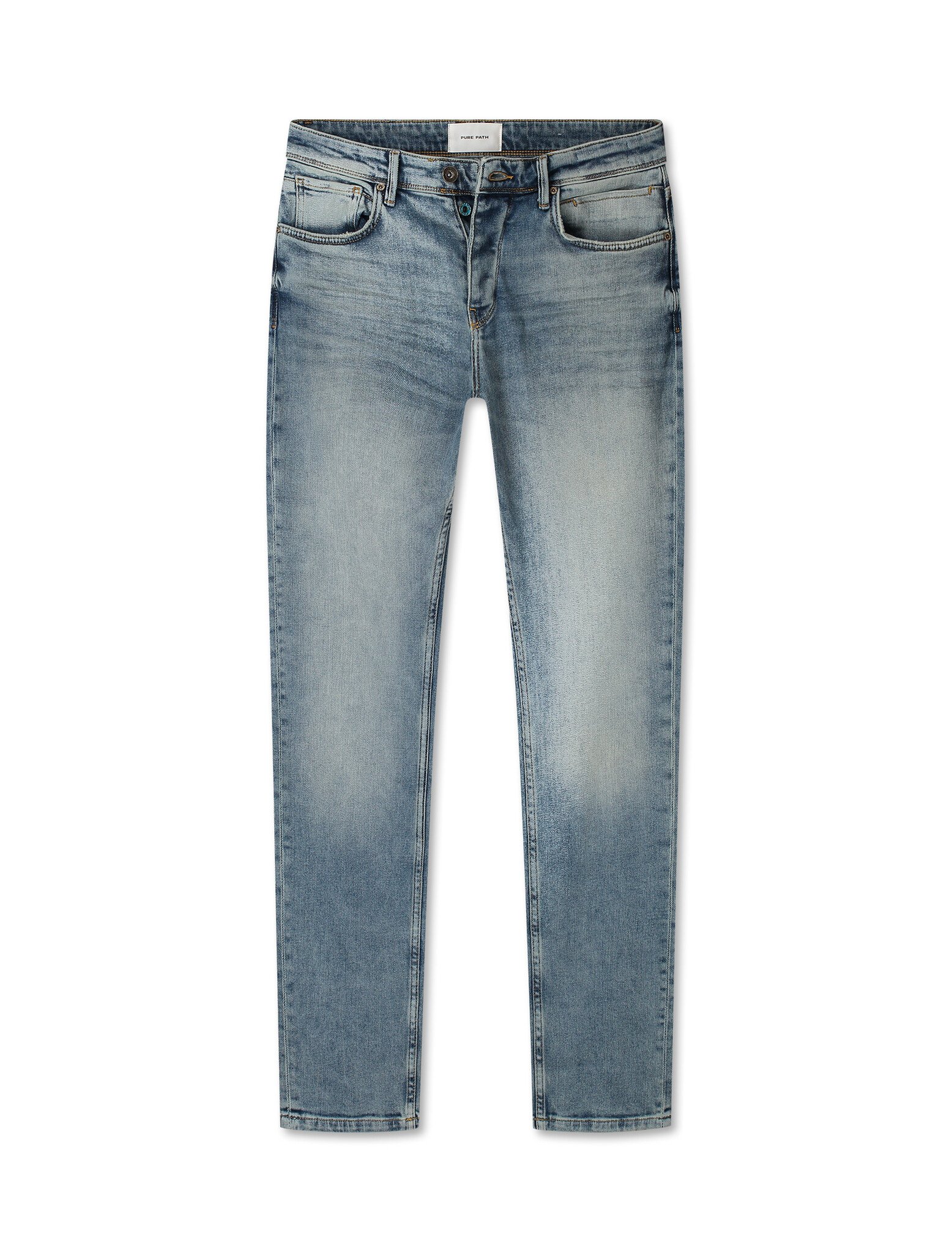 Pure Path Jeans The Ryan Slim Fit Mid Blue 
