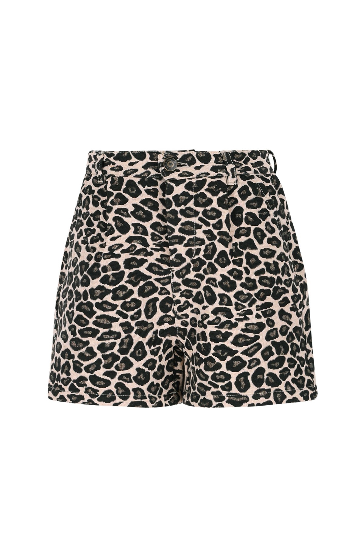 Like Flo winter short meisjes - blauw/beige - Fini - geweven
