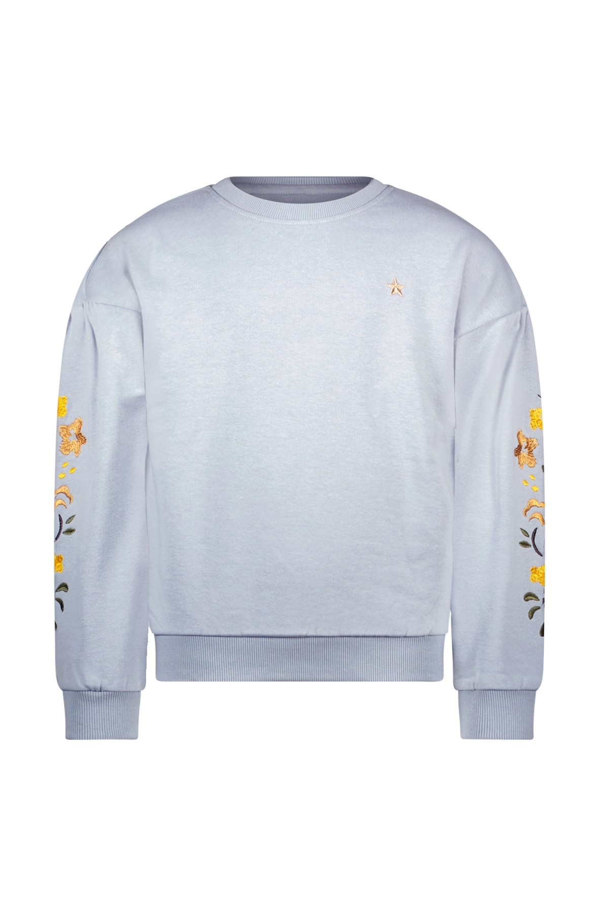 Like Flo winter sweater meisjes - blauw - Danee - print