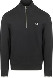 Fred Perry Half Zip Trui Zwart