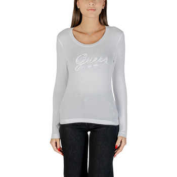 Guess T-Shirt Lange Mouw  CN LS EMBRO SCRIPT LOGO TEE W5YI26 J1314