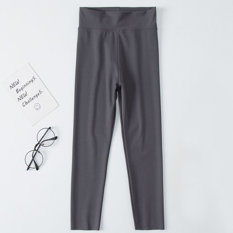 Jykx Lente/zomerbroek voor meisjes Effen kleur Slim-fit Broek met hoge elastische onderkant Slim-fit lange broek 150