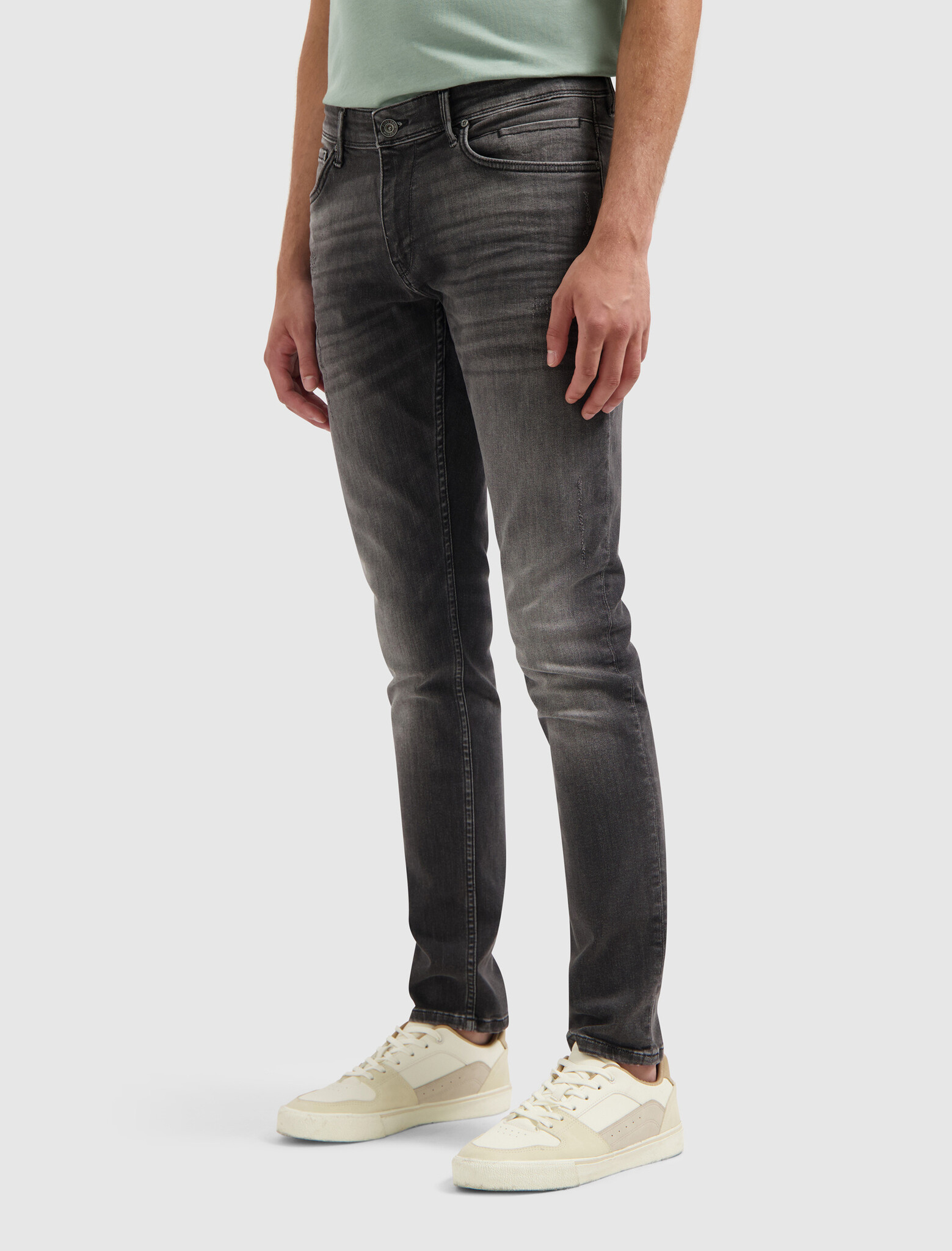 Pure Path The Jone Skinny Fit Jeans Denim Dark Grey 