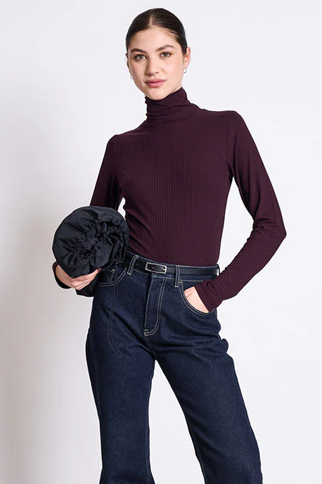 JAN N JUNE JAN 'N JUNE Damen vegan Top Mio Kirsche