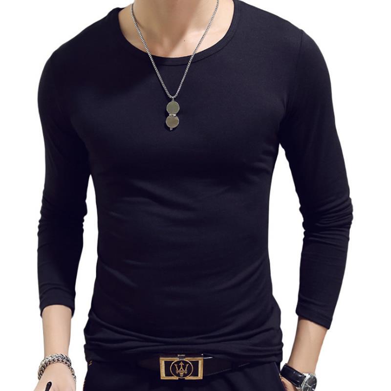 Ztiansd11 1PC Fashion Casual Slim Fit Lente- en Zomer-T-shirt met lange mouwen M