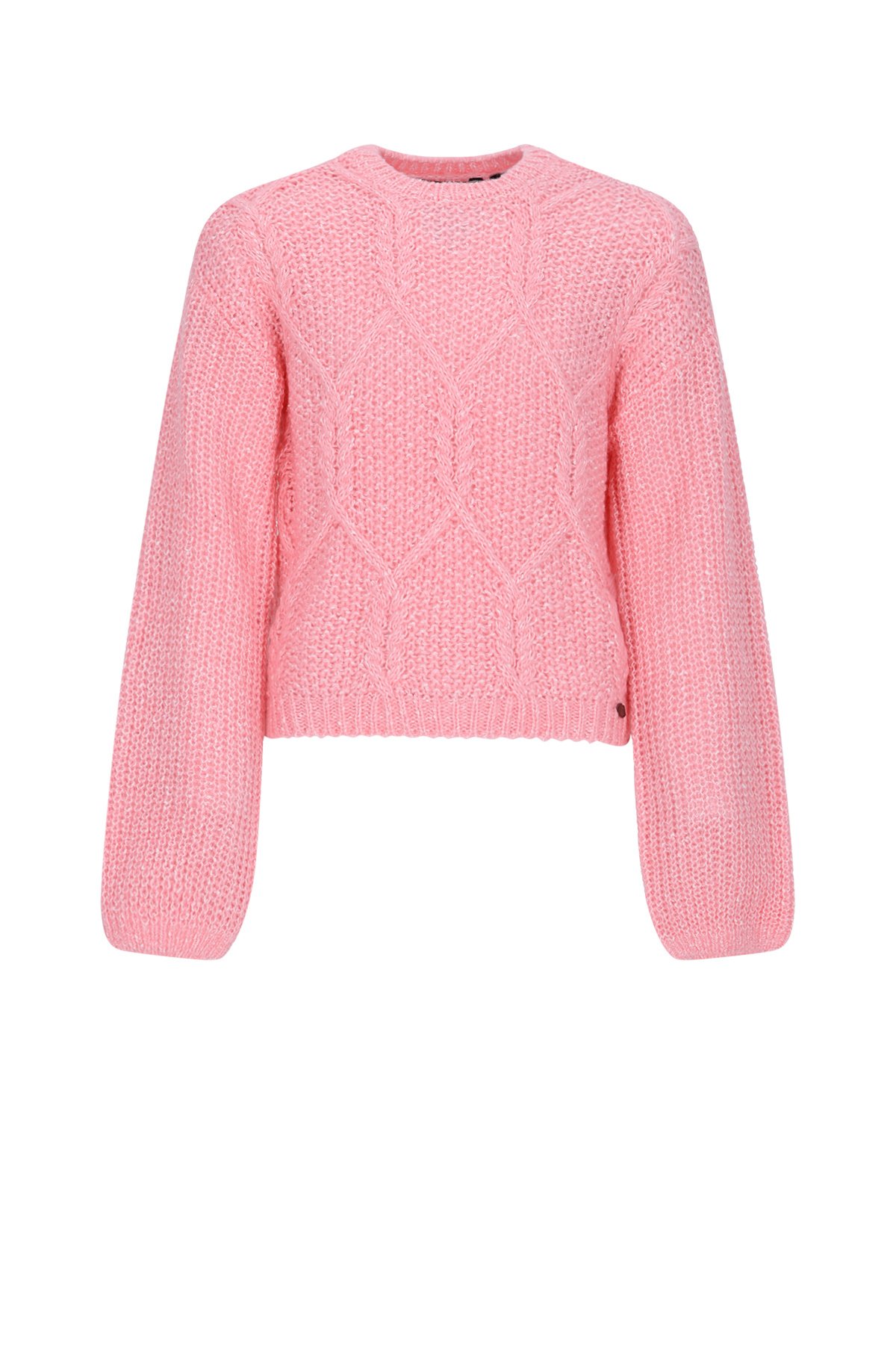 NoBell winter sweater meisjes - roze - Katy - gebreid