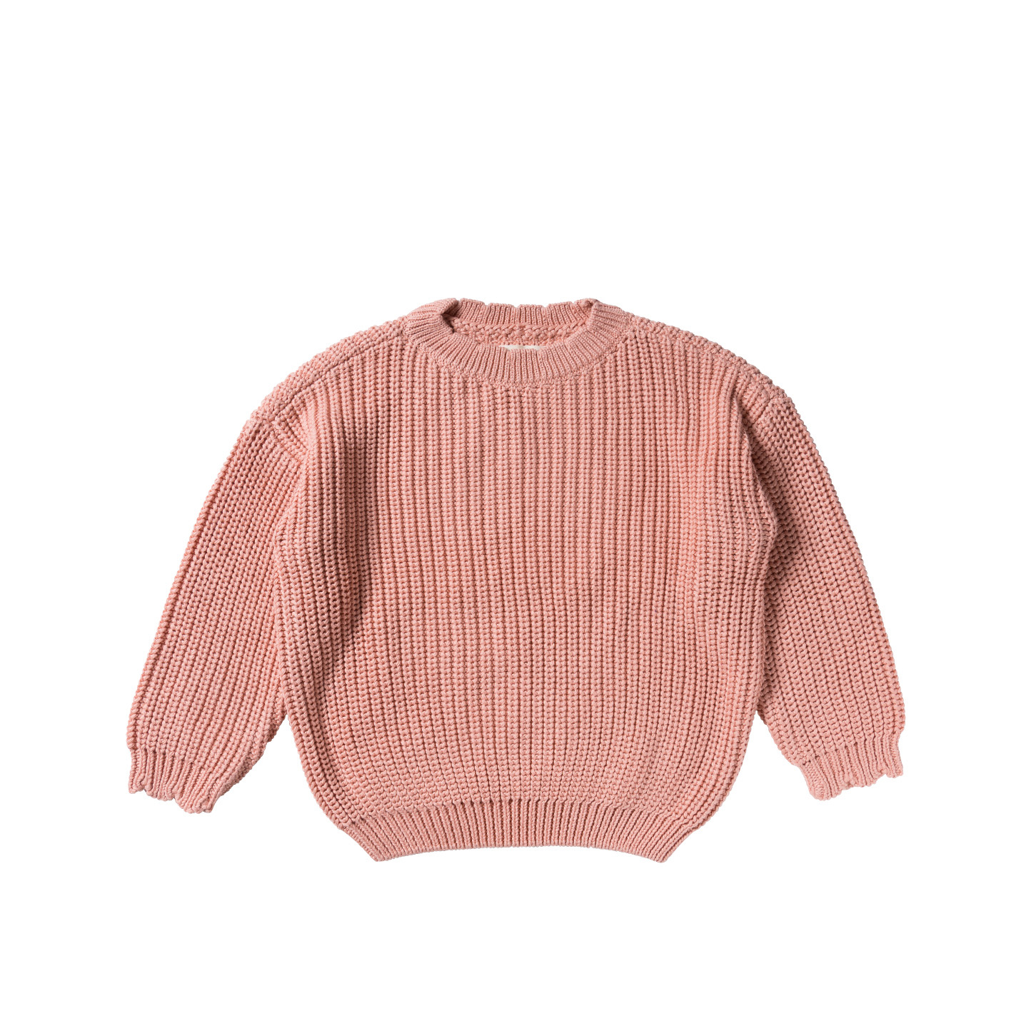 Your wishes winter sweater meisjes - roze - gebreid