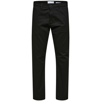 Selected Broek  Slim Tape New Miles Pants - Black