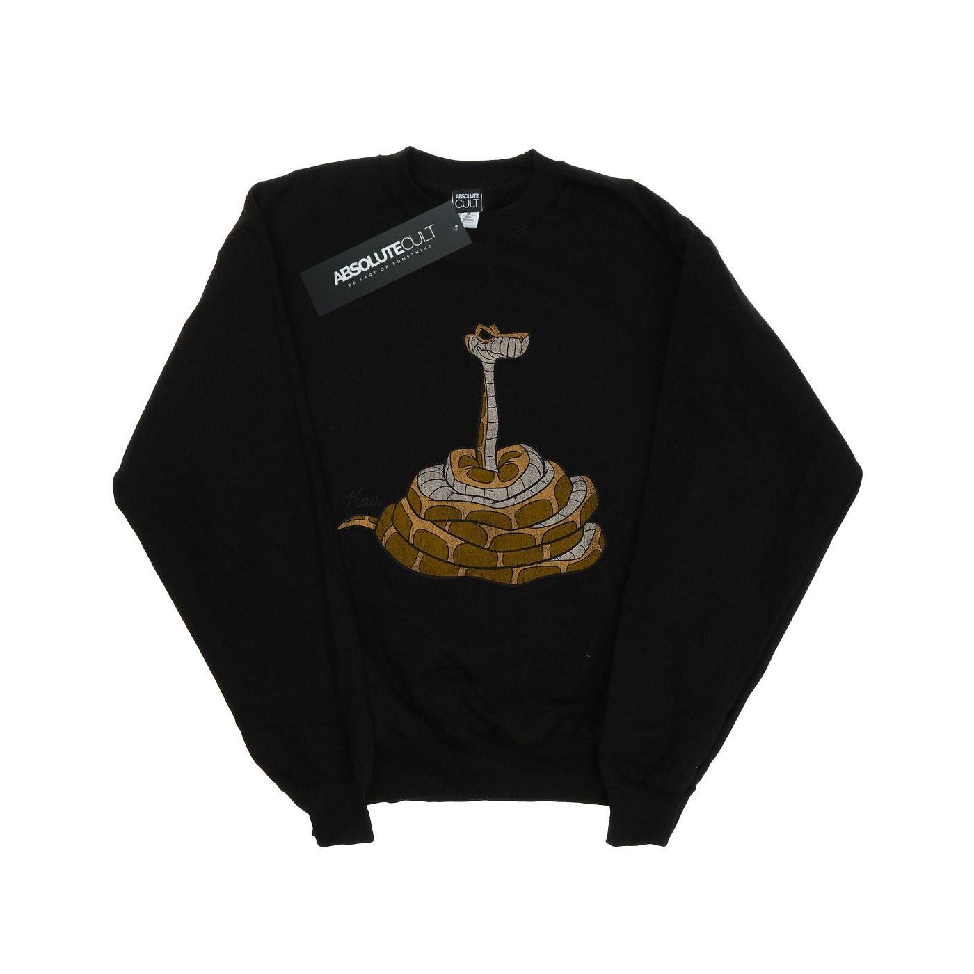 Disney Boys The Jungle Book Klassiek Kaa-sweatshirt 12-13 zwart